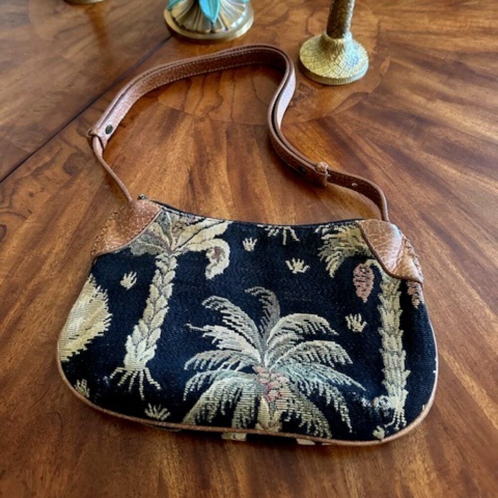 Tommy Bahama Palm Tree Crossbody Shoulder Bag